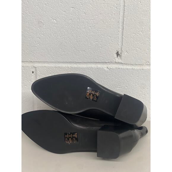 New Rag & Bone 6 36 Black Rover Leather Block Heel Point Toe Chelsea Ankle Boot - Picture 5 of 5